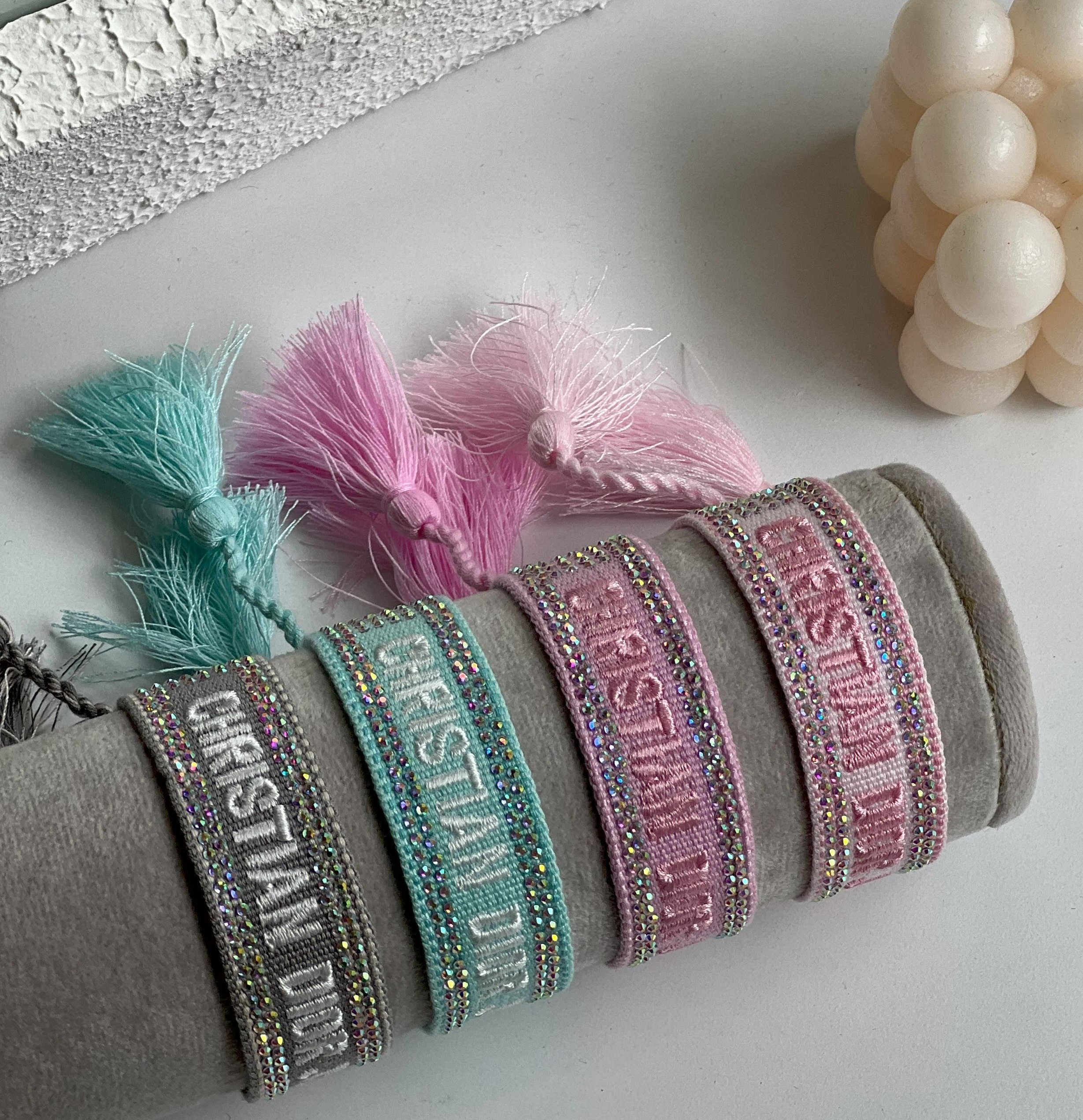 دستبند تمام نگین دیو