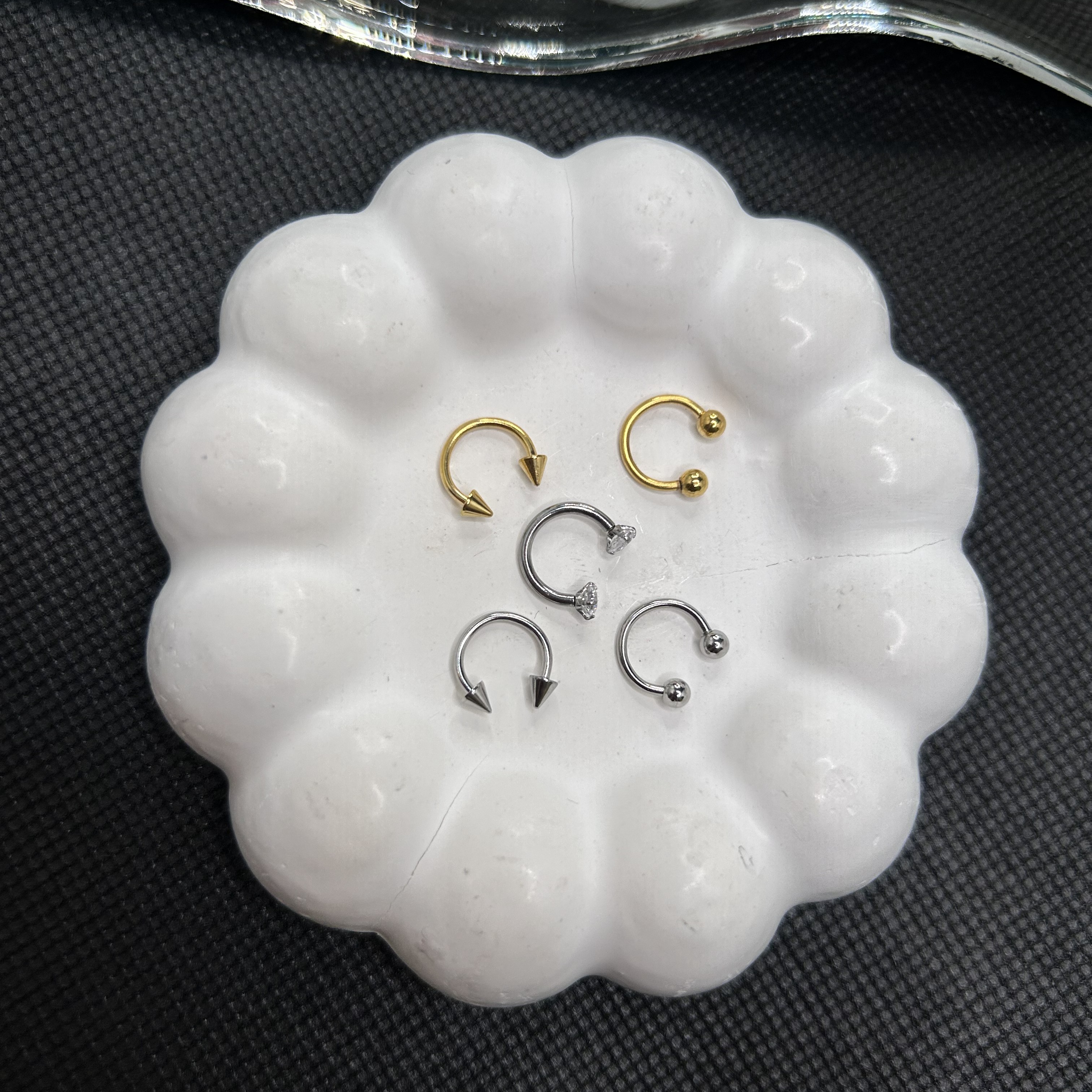 پیرسینگ استیل اسمایل